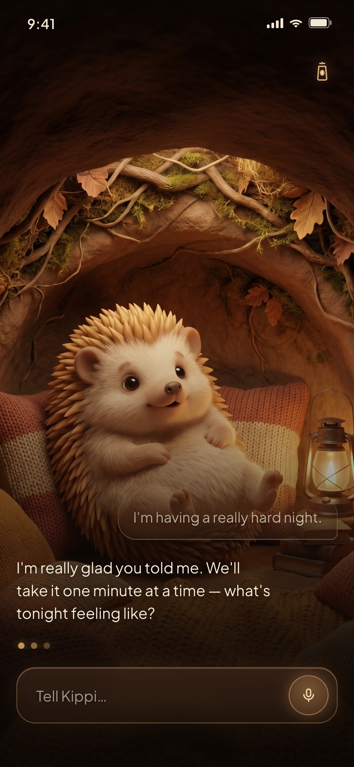 Kippi app: a warm conversation in progress